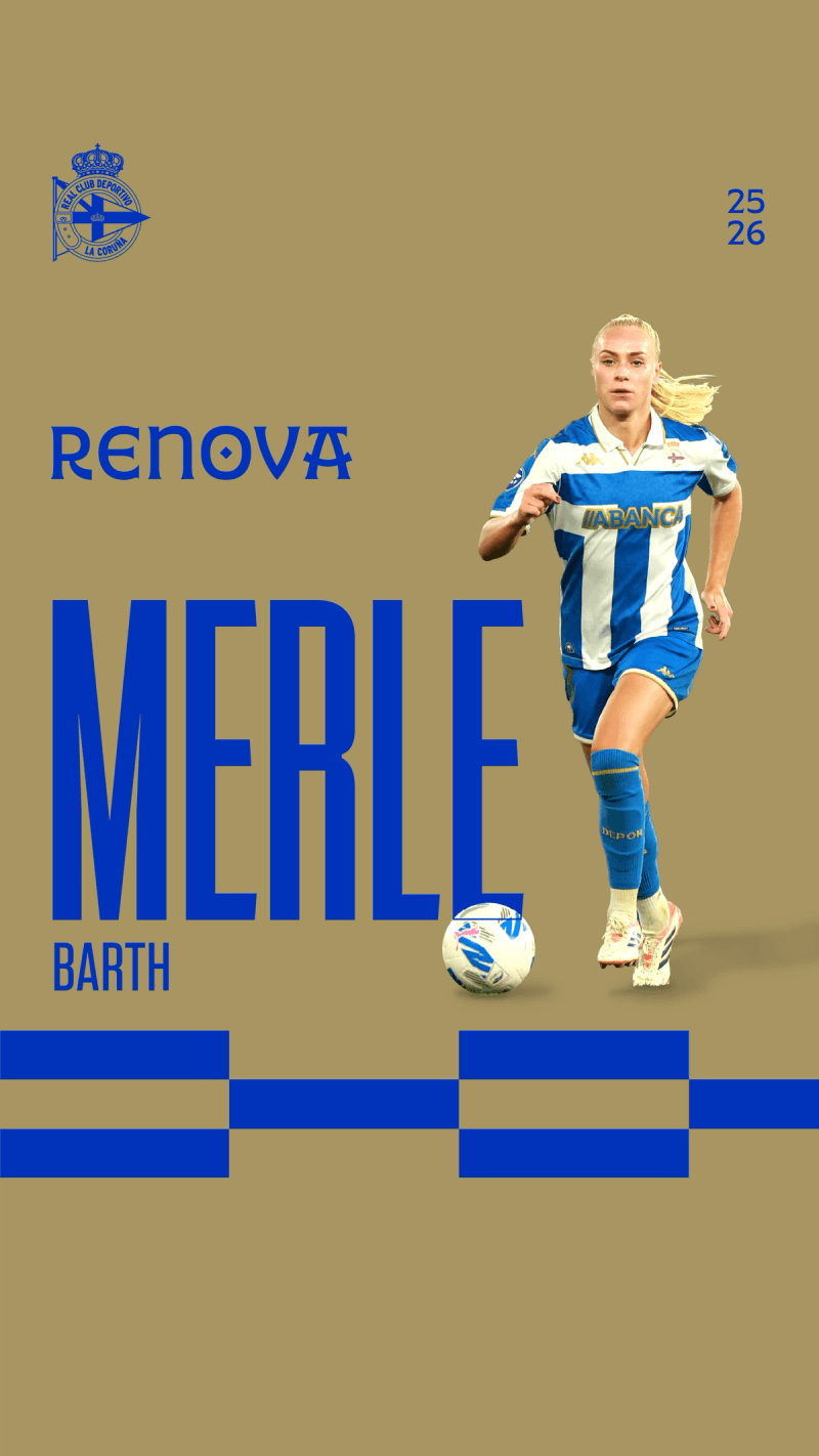Merle Barth renueva con el Dépor ABANCA hasta 2027